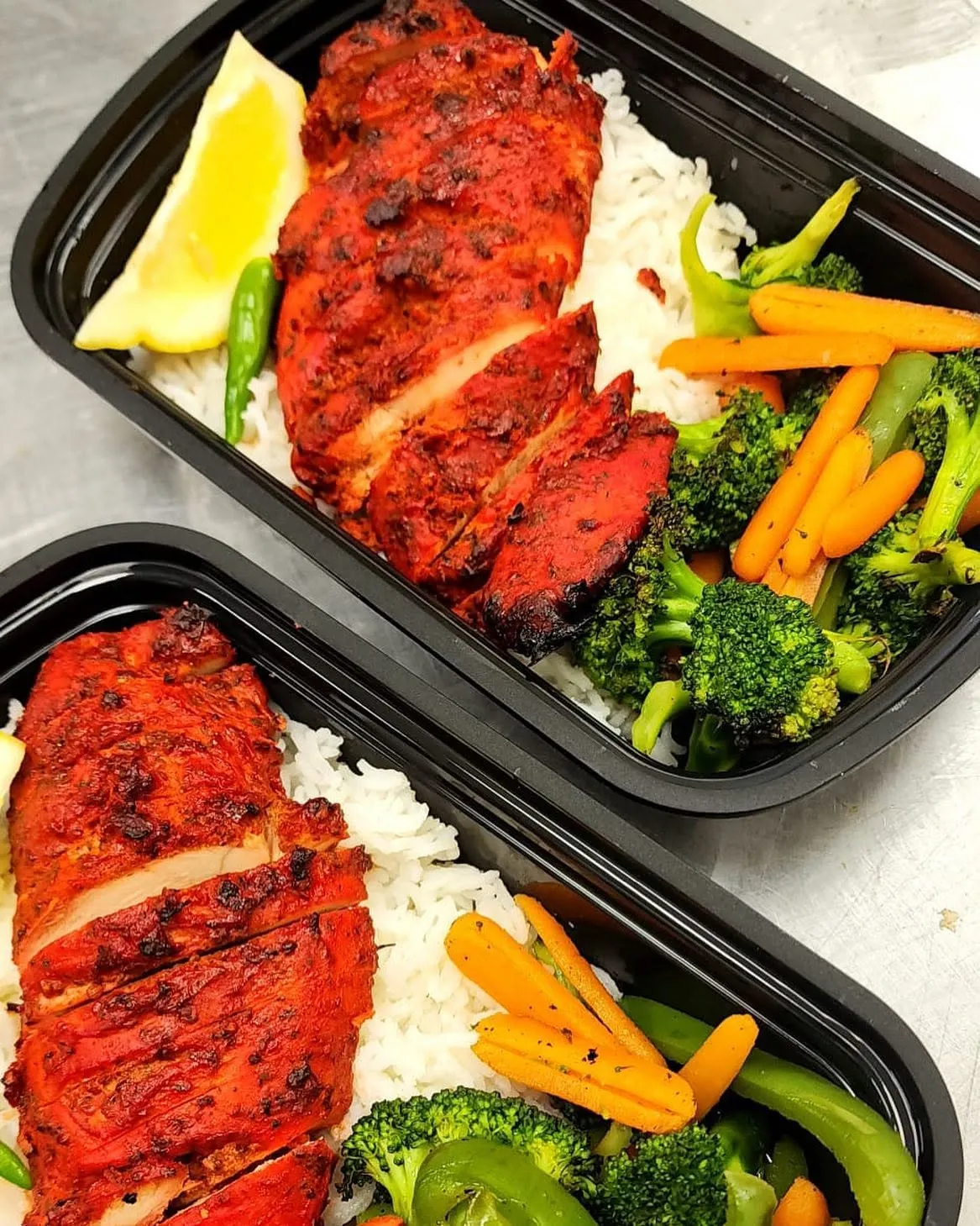 Fresh marinated halal meats at Walker Lake Meats Edmonton