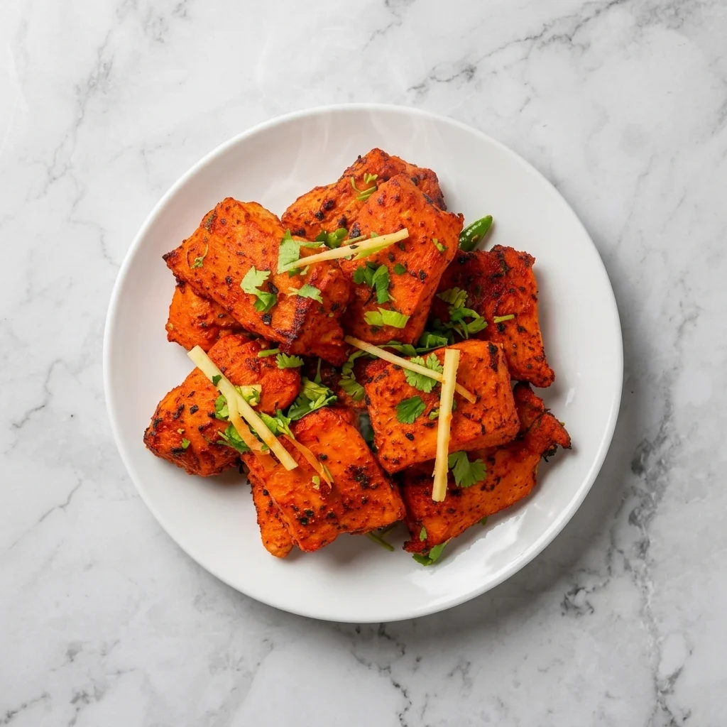 Chicken pakora at Walker Lake Meats Edmonton crispy golden fried South Asian halal appetizer
